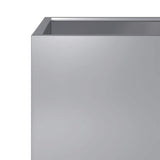 Garden Planters 2 pcs 40x40x40 cm Galvanised Steel 851210