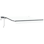 Retractable Awning Manual White 350 x 250 cm Fabric 3330362