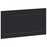 Wall-Mounted Headboard UTRECHT Black Engineered Wood 897856