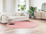 Anti-Slip Faux Rabbit Fur Rug OLITE Pink 200 cm Polyester 42021715