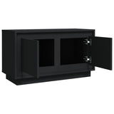 TV Cabinet Black 80x35x45 cm Engineered Wood 819853