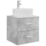 Bathroom Cabinet Set 3 pcs Concrete Grey 62.5 x 44.5 x 50 cm 3405870