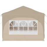 Pop-up Party Tent 575 x 288 x 245 cm Cream Oxford Fabric 42019889