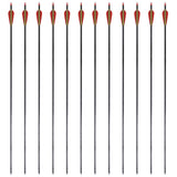 Standard Recurve Bow Arrows 30" 0.76 cm Carbon 12 pcs 90857