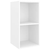 Wall-mounted TV Cabinets 4 pcs White Engineered Wood 3079871