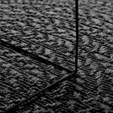 Rug ZIZUR Anthracite 80x250 cm Jute Look Indoor and Outdoor 4010344