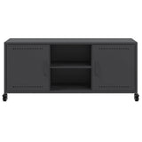TV Cabinet Black 100.5x39x43.5 cm Steel 846662