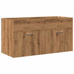 ZNTS 3 Piece Bathroom Furniture Set Artisan Oak Engineered Wood 3328588