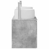 Bathroom Cabinet Set 3 pcs Concrete Grey 49.5 x 44.5 x 66 cm 3405720
