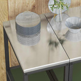 Kitchen Storage HATTEM Olive Green 30 x 50 x 92 cm Steel 874978