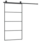 Sliding Door with Hardware Set 102,5x205 cm ESG Glass&Aluminium 3152150