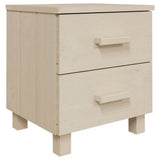 Bedside Cabinets HAMAR 2 pcs Honey Brown 40x35x44.5cm Solid Wood 340408