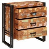 Sideboard Brown 66 x 33 x 70 cm Solid Reclaimed Wood 4016719