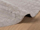 Area Rugs Round SIROLO Sand 120 CM Polyester 42022762