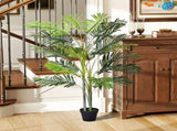 2 Ball Topiary Tree in Pot for Home Decor, Artificial Plant for Home Office, Living Room Decor, Dark T3398P343058