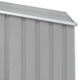 Garden Shed Grey Galvanised Steel 87x98x159 cm Garden Shed 46290