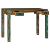 Writing Desk Brown 112 x 55 x 76 cm Solid Reclaim Wood 358877