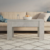 Coffee Table Concrete Grey 101x49x52 cm Engineered Wood 809687