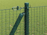 Welded Wire Fence with Concrete Base 25 x 1.2 m 3352442