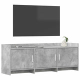 TV Cabinet 130 x 33 x 47 cm Concrete Grey Engineered Wood 8011198