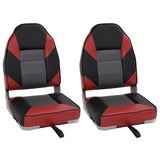 Foldable Boat Seats 2pcs with High Back 39x43x58 cm 3284338