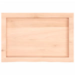 Bathroom Countertop 60x40x cm Untreated Solid Wood 3156010
