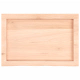 Bathroom Countertop 60x40x cm Untreated Solid Wood 3156010