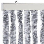 Insect Curtain White and Grey 90x220 cm Chenille 284280