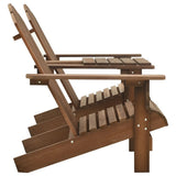 Garden Chair Brown Solid fir wood Standard Ergonomic 310069