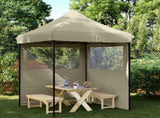 Party Tent Folding Taupe 200 x 200 x 306 cm Oxford Fabric 42023524