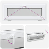 Basement Window Internal Colour White RISOR 100 x 40 cm 42047306