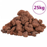 Volcanic Rocks 25 kg Red 1-2 cm 3217175