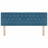 Headboard with Headboard Dark Blue 160 cm Faux Leather 42007097