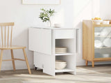 Dinning Table 115 x 70 x 75 cm Engineered Wood White 8006029