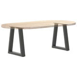 Coffee Table Legs V-Shape 2 pcs Anthracite 38x cm Steel 4012546