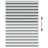 Zebra Blind Dark Grey 155x200 cm Fabric Width 150.9 cm Polyester 4014168