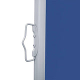 Retractable Side Awning Blue 140x600 cm 48458
