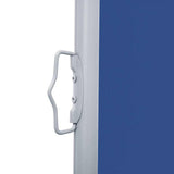 Retractable Side Awning Blue 140x600 cm 48458