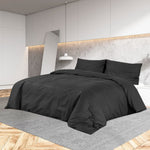 ZNTS Duvet Cover Set Black 240x220 cm Cotton 136112