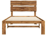 Single Bed Frame with Headboard ROSTOCK Natural 75 x 190 cm 903480