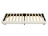 Upholstered bed, 4ft6 double bed 135190cm, Sturdy bed slats, Comfortable soft bed, Boucle N604P390167W