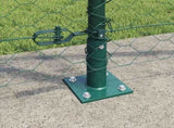 Welded Wire Fence with Concrete Base 100 x 1.2 m 3353595