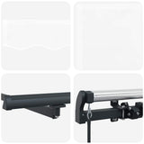 Retractable Awning White 600 x 350 cm Polyester and Steel 3331761