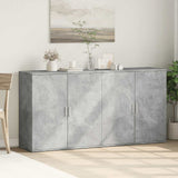 Sideboards 2 pcs Concrete Grey 79x38x80 cm Engineered Wood 3276605