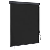 Roller Shade Anthracite Polyester with PA Coating 140x250cm 145970
