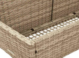 Poolside Float Storage Beige 110x100x57 cm Poly Rattan 4104091