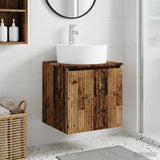 Wall-Mounted Sink Vanity Old Wood 49.5 x 44.5 x 65 cm 890440