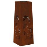 Solar LED Pathway Light 2 pcs Rusty Weathering Steel 879757