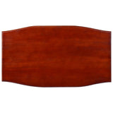 ZNTS Coffee Table Classical Brown 90x50x40 cm Solid Mahogany Wood 288871