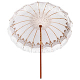Balinese Parasol Cream 215 x 215 x 260 cm Cotton and solid wood 42006453